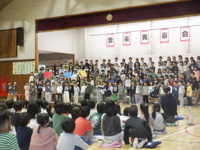 1年生 初めての音楽発表会