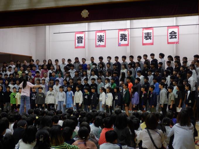 6年生 最後の音楽発表会