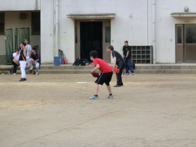 プレー中1