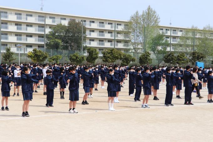 準備運動の様子