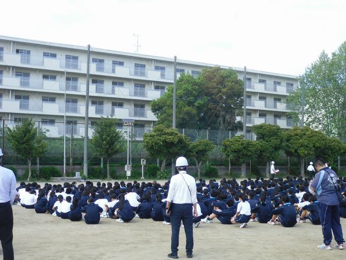 避難訓練の様子③