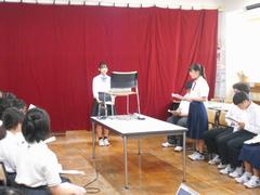 生徒総会の様子(1)