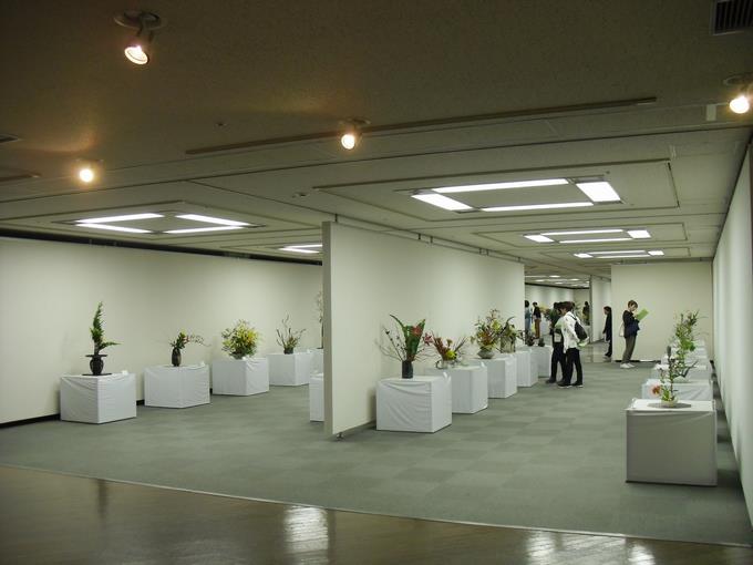 いけばな展会場の様子