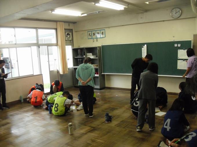 合同訪問 授業の様子②