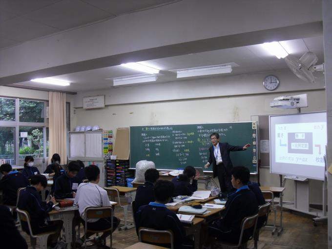 合同訪問 授業の様子③