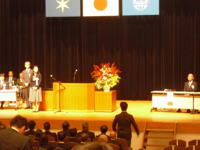 授賞式の様子①