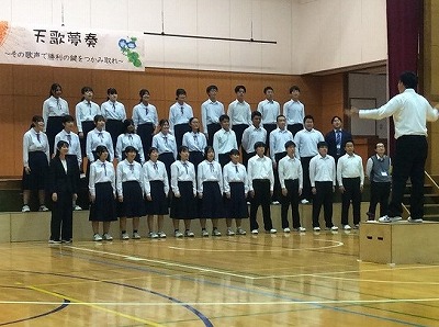 最優秀賞のアンコール合唱