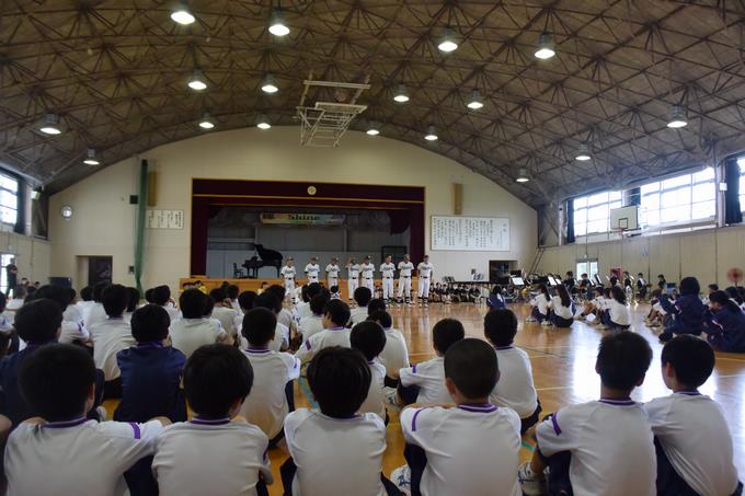 壮行会の様子①