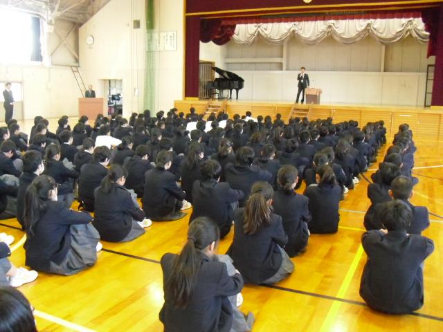 校長先生のお話
