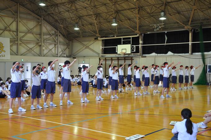 1・2年生有志の応援団