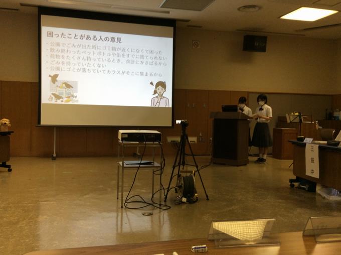 発表の様子