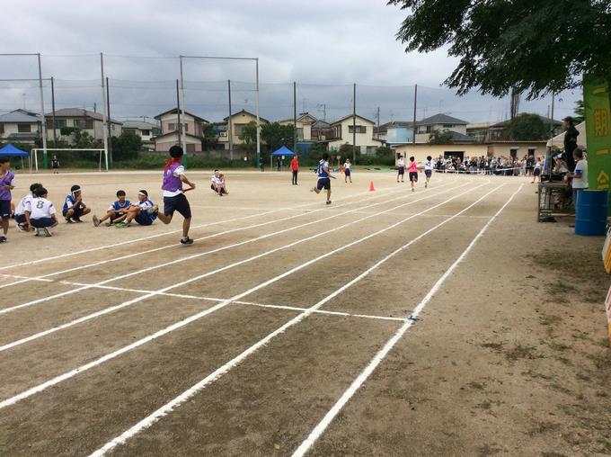 色別対抗リレー