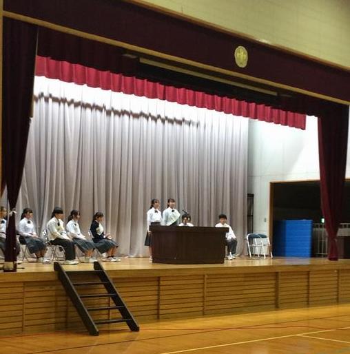 演説写真