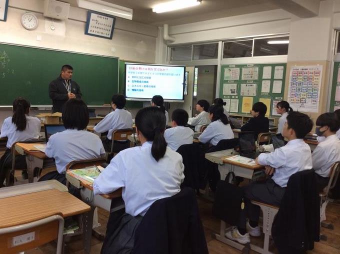 １年生　技術の授業風景