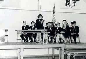 昭和45年4月30日アメリカンハイスクール 本校来校の写真2