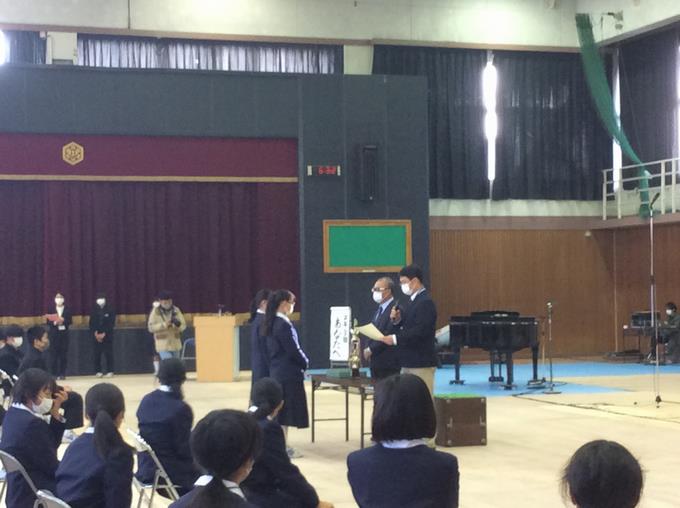 合唱祭2年生_表彰
