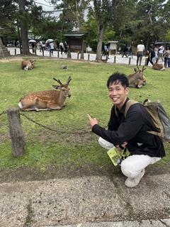 鹿と大橋先生