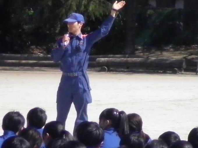 消防署員の方の講評