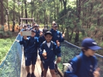公園内をウォークラリー