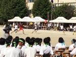 生徒にまじって…