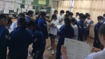教室でパート練習
