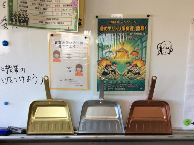 チリトリを手にするクラスは？