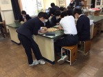 将棋盤を囲んで
