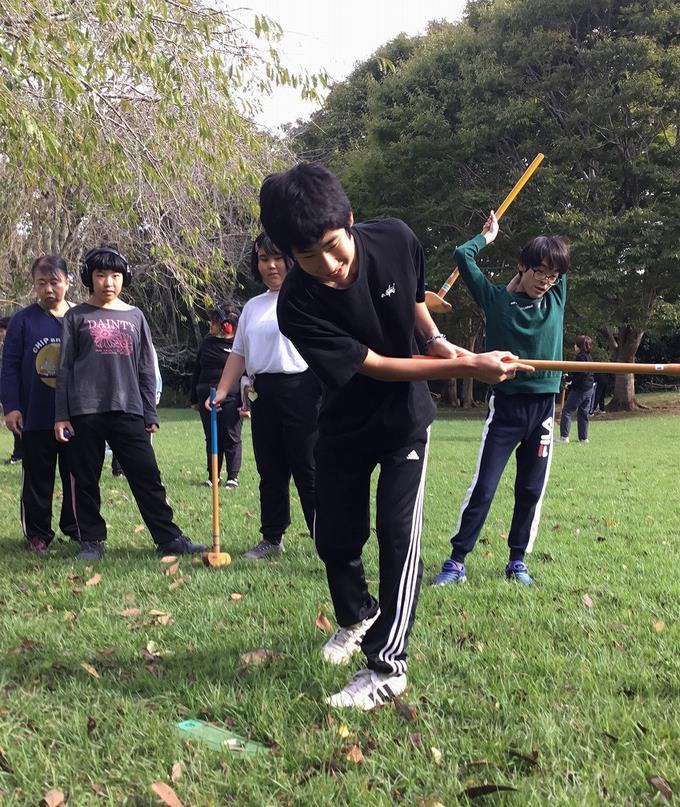 「グラウンドゴルフ」