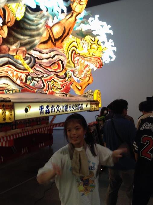 ねぶた祭体験で「らっせーらー！！」