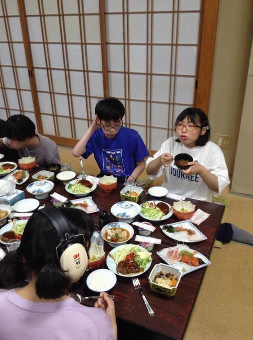 和楽遊苑での食事
