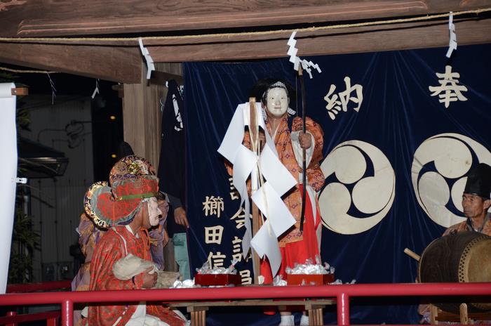 飯山満町大宮神社の神楽（神功皇后）