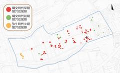 竪穴住居跡の分布