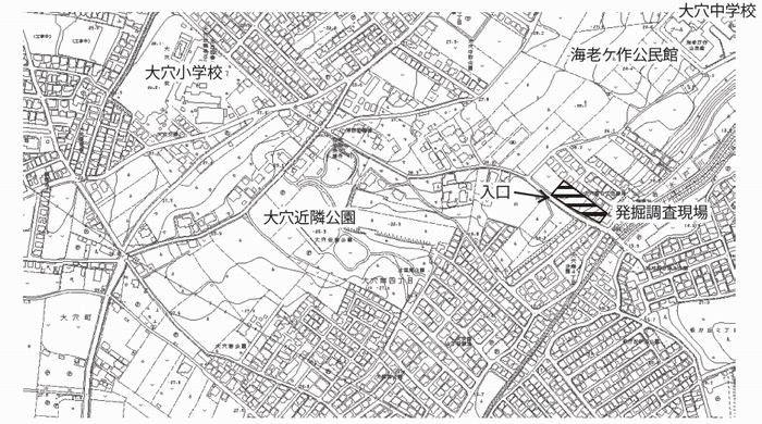 遺跡見学会会場地図