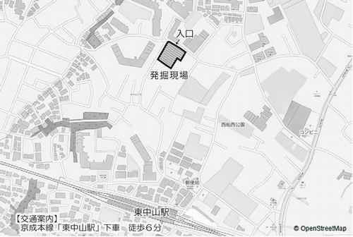 遺跡見学会位置図