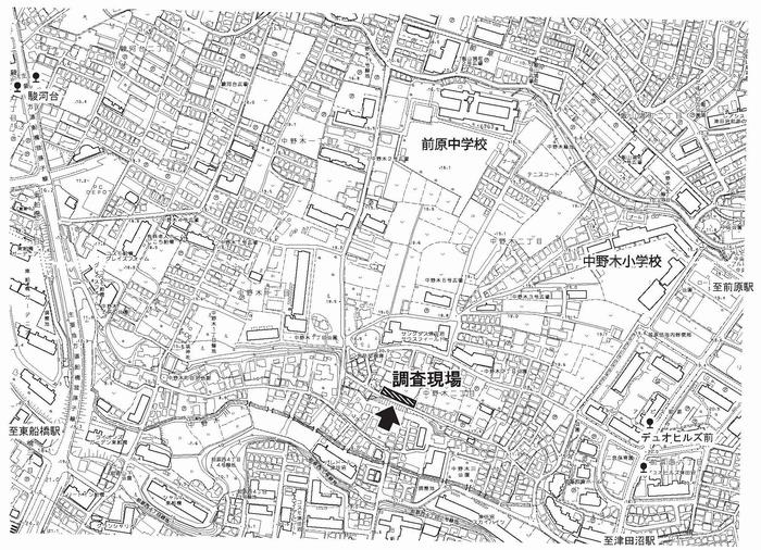 遺跡見学会会場地図