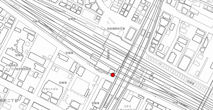 西船橋駅南口地図