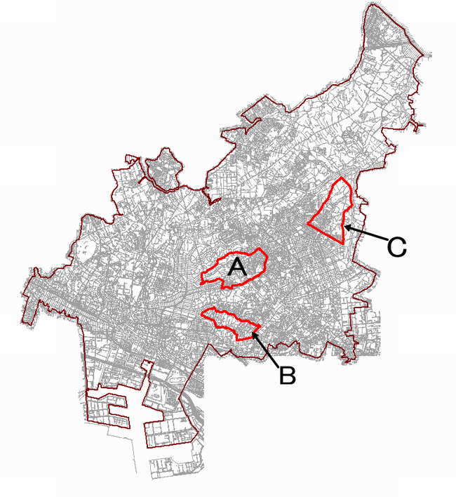 宅地造成等規制法区域図（市全体図）