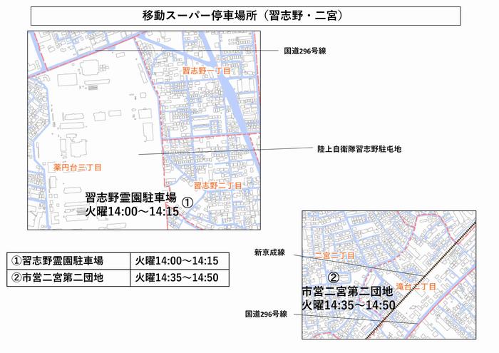 習志野・二宮地区