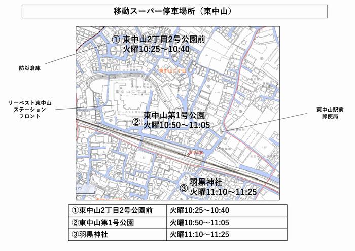 東中山地区