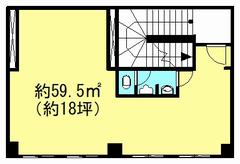 市川コーポ間取図