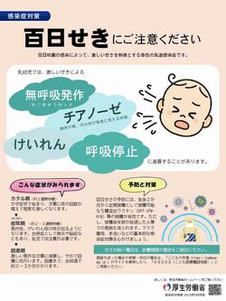 百日咳ポスター