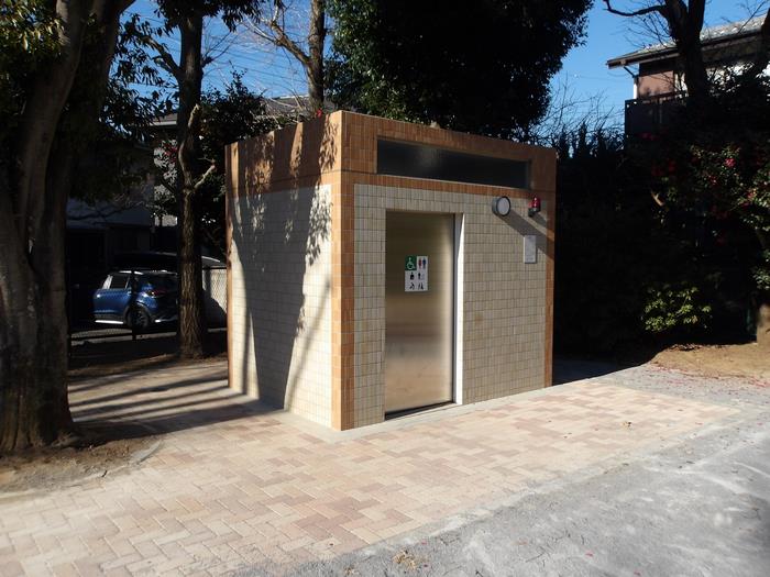 オストメイト対応トイレ入口(古和釜公園)