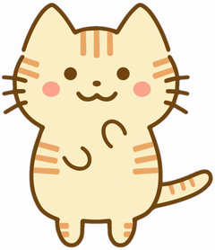 もくにゃん手を動かす