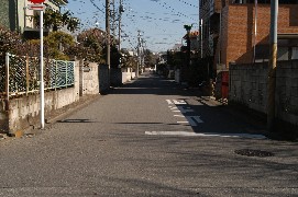 住宅地の道