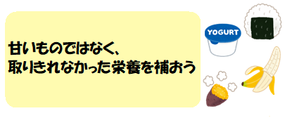 おやつの内容