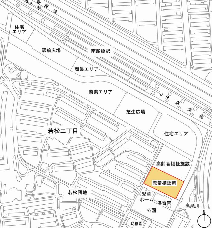 南船橋エリア_拡大図（白抜き）