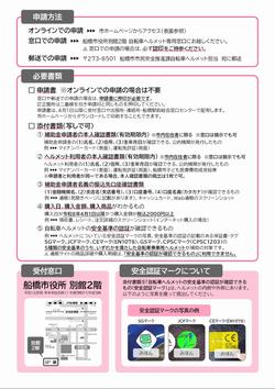 ヘルメットチラシ裏