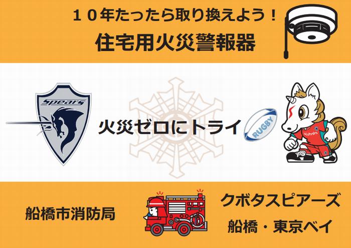 住宅用火災警報器設置促進ポスター
