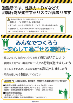 避難所ポスター