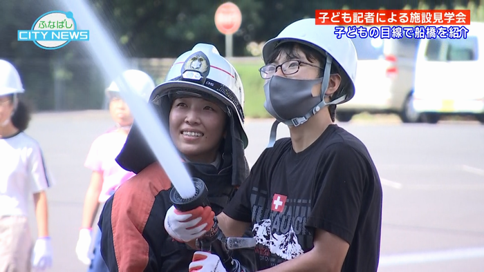 消火訓練にも挑戦